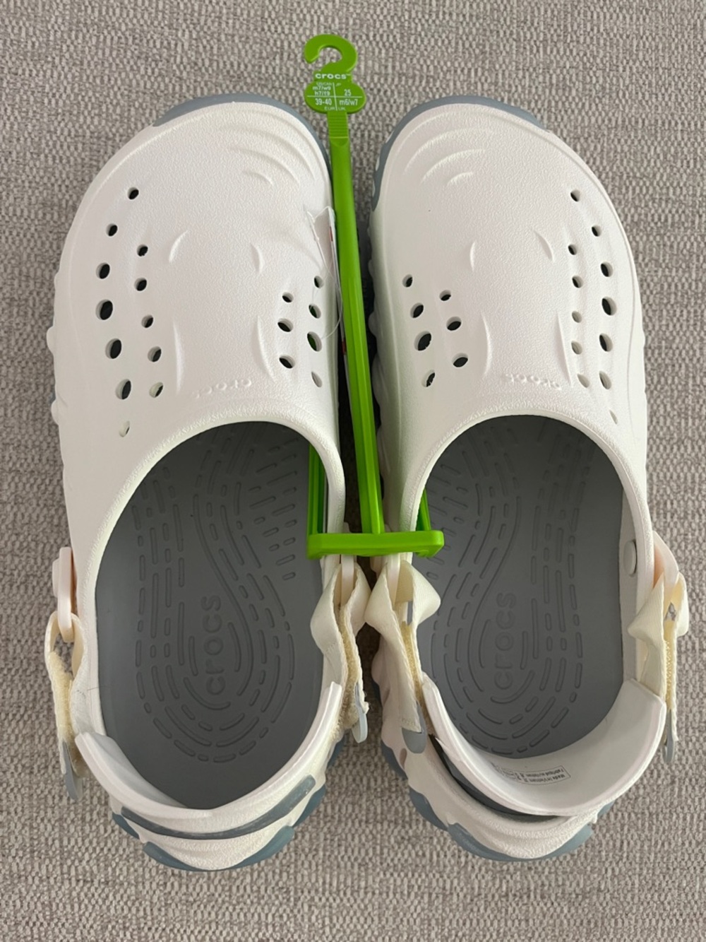 CROCS Echo Icey Ro “Chalk” Clogs